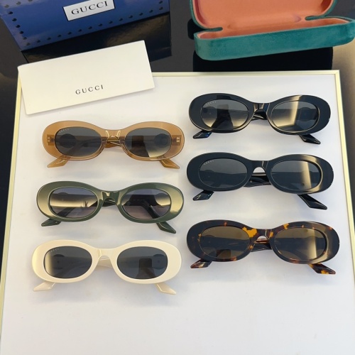 Replica Gucci AAA Quality Sunglasses #1236412 $60.00 USD for Wholesale