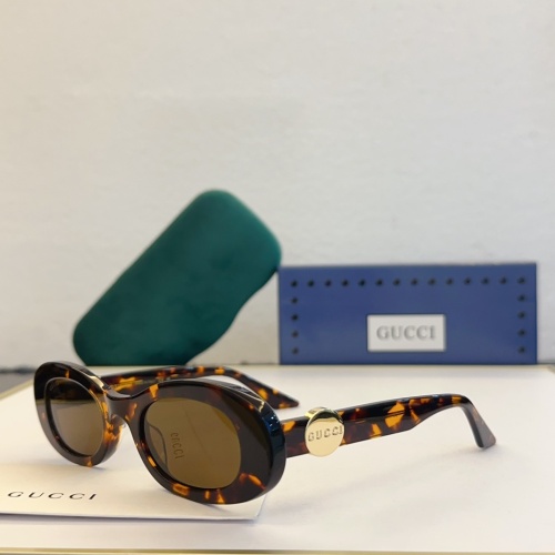 Gucci AAA Quality Sunglasses #1236413 $60.00 USD, Wholesale Replica Gucci AAA Quality Sunglasses