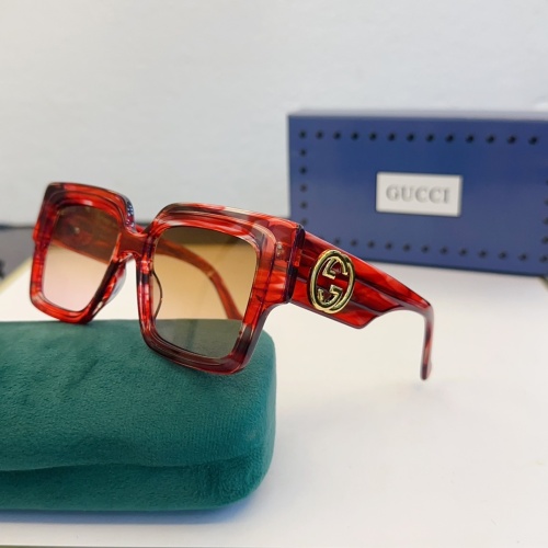 Gucci AAA Quality Sunglasses #1236423 $60.00 USD, Wholesale Replica Gucci AAA Quality Sunglasses