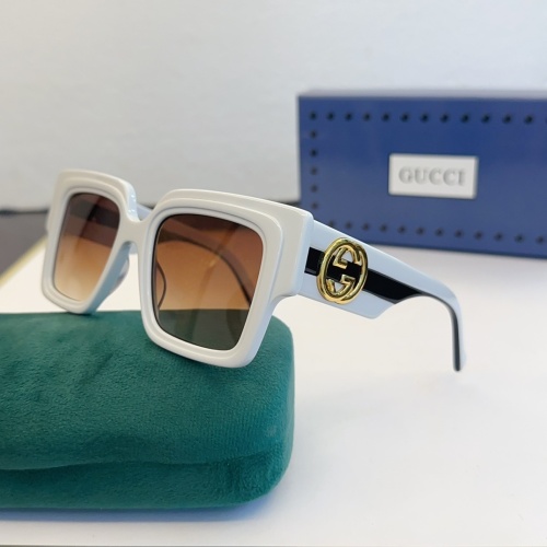 Gucci AAA Quality Sunglasses #1236425 $60.00 USD, Wholesale Replica Gucci AAA Quality Sunglasses