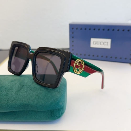 Gucci AAA Quality Sunglasses #1236427 $60.00 USD, Wholesale Replica Gucci AAA Quality Sunglasses