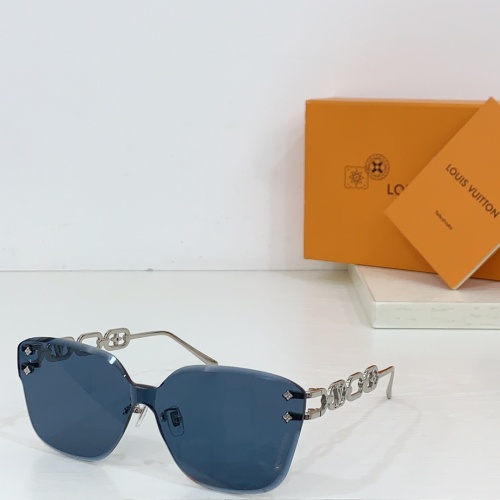 Louis Vuitton AAA Quality Sunglasses #1236441 $60.00 USD, Wholesale Replica Louis Vuitton AAA Quality Sunglasses