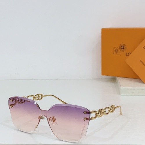 Louis Vuitton AAA Quality Sunglasses #1236447 $60.00 USD, Wholesale Replica Louis Vuitton AAA Quality Sunglasses