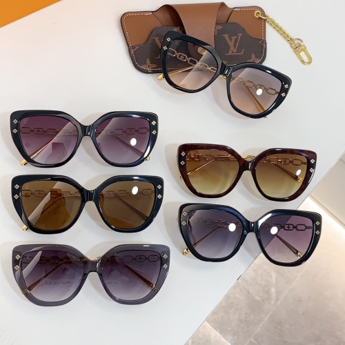 Replica Louis Vuitton AAA Quality Sunglasses #1236448 $48.00 USD for Wholesale