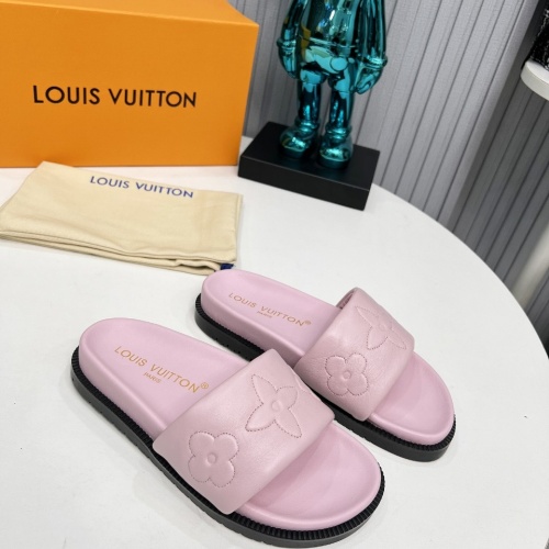 Replica Louis Vuitton Slippers For Women #1236478 $80.00 USD for Wholesale