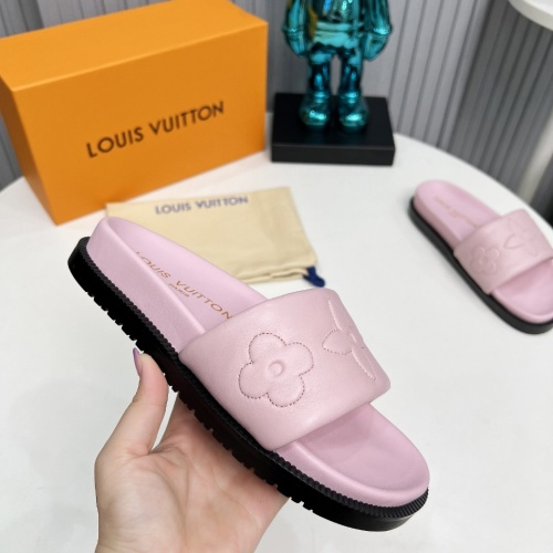 Replica Louis Vuitton Slippers For Women #1236478 $80.00 USD for Wholesale