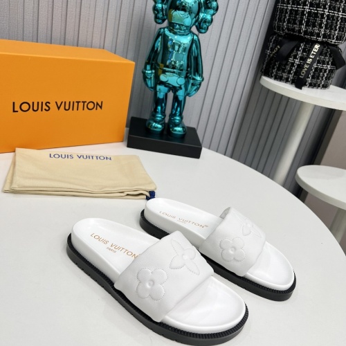 Replica Louis Vuitton Slippers For Women #1236479 $80.00 USD for Wholesale