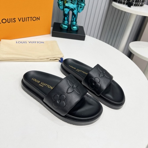 Louis Vuitton Slippers For Women #1236480 $80.00 USD, Wholesale Replica Louis Vuitton Slippers