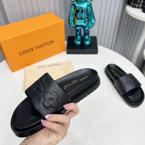 Replica Louis Vuitton Slippers For Women #1236480 $80.00 USD for Wholesale