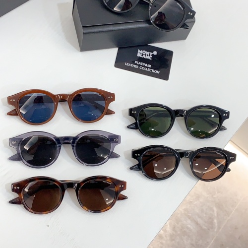 Replica Montblanc AAA Quality Sunglasses #1236488 $48.00 USD for Wholesale