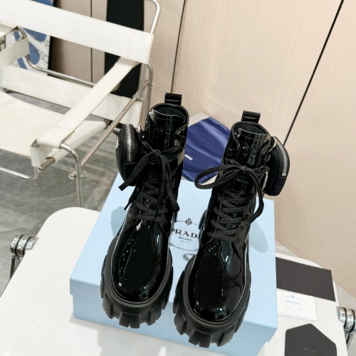 Replica Prada Boots For Women #1236507 $125.00 USD for Wholesale