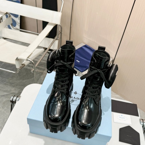 Replica Prada Boots For Women #1236508 $125.00 USD for Wholesale