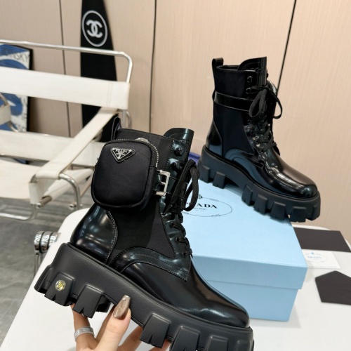 Replica Prada Boots For Women #1236508 $125.00 USD for Wholesale