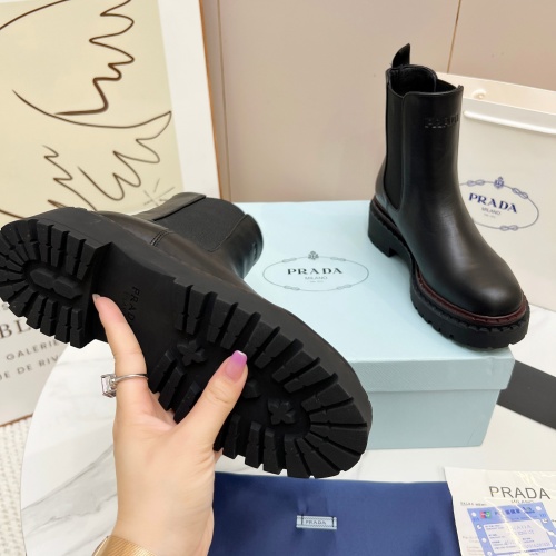 Replica Prada Boots For Women #1236523 $105.00 USD for Wholesale