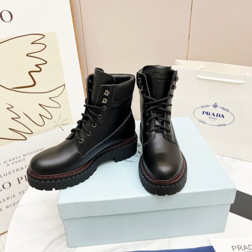 Replica Prada Boots For Women #1236524 $108.00 USD for Wholesale