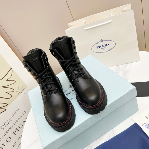 Replica Prada Boots For Women #1236524 $108.00 USD for Wholesale