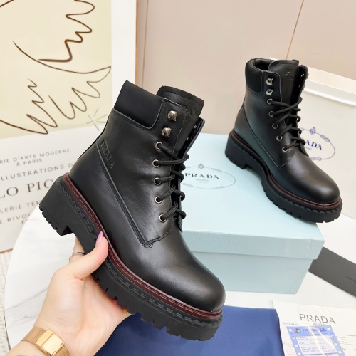 Replica Prada Boots For Women #1236524 $108.00 USD for Wholesale