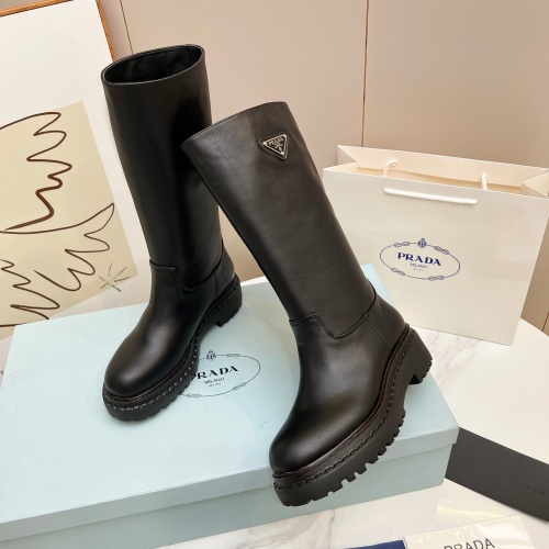 Prada Boots For Women #1236525 $130.00 USD, Wholesale Replica Prada Boots