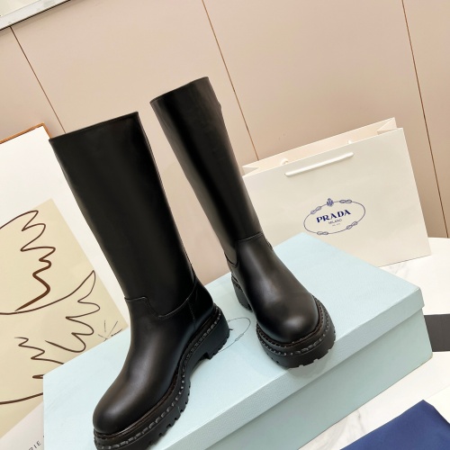 Replica Prada Boots For Women #1236525 $130.00 USD for Wholesale