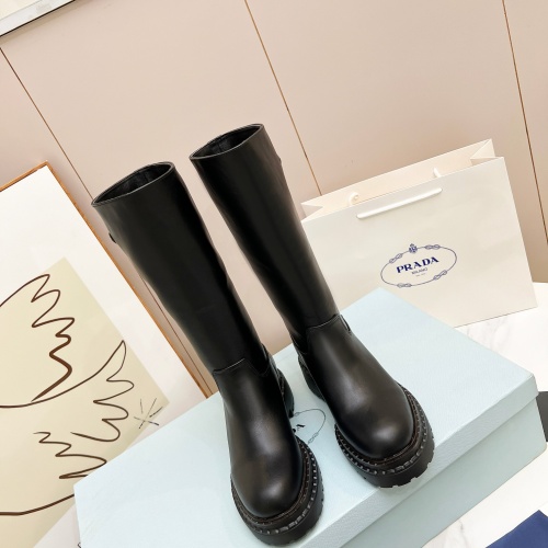 Replica Prada Boots For Women #1236525 $130.00 USD for Wholesale