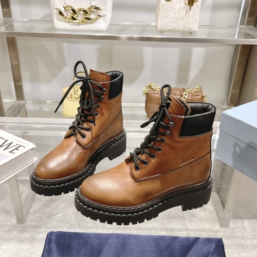 Prada Boots For Women #1236532 $128.00 USD, Wholesale Replica Prada Boots