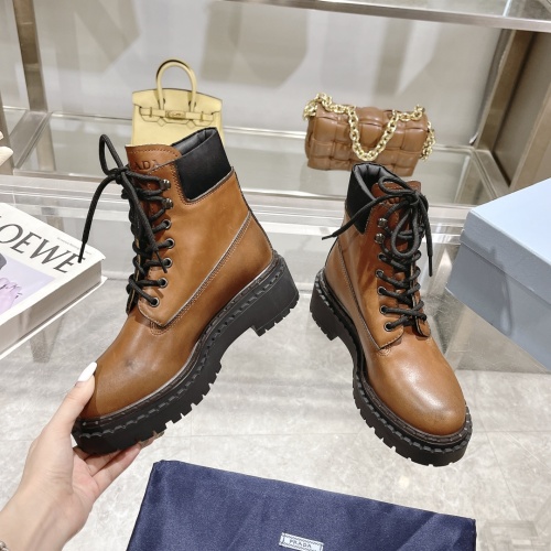 Replica Prada Boots For Women #1236532 $128.00 USD for Wholesale