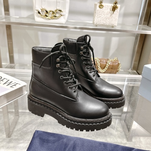 Replica Prada Boots For Women #1236533 $128.00 USD for Wholesale