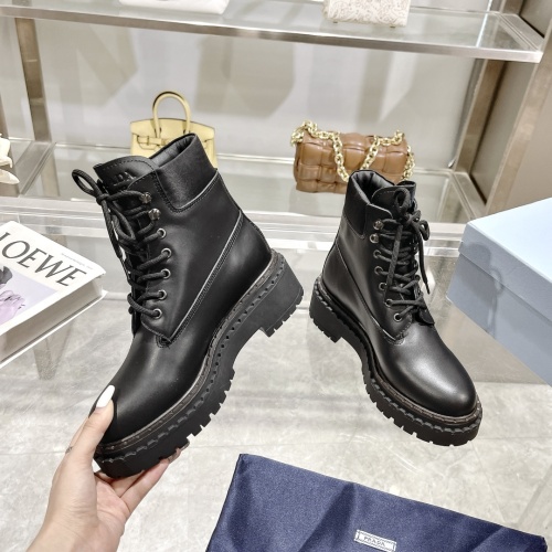 Replica Prada Boots For Women #1236533 $128.00 USD for Wholesale