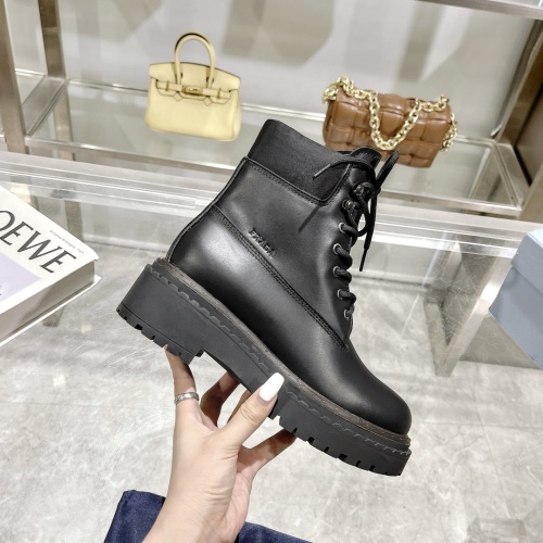 Replica Prada Boots For Women #1236533 $128.00 USD for Wholesale