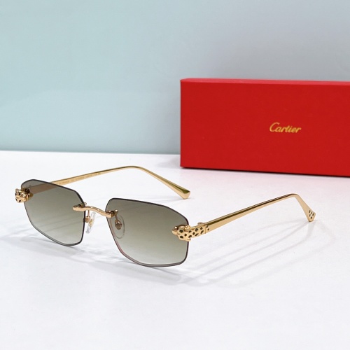 Cartier AAA Quality Sunglassess #1236559 $60.00 USD, Wholesale Replica Cartier AAA Quality Sunglassess