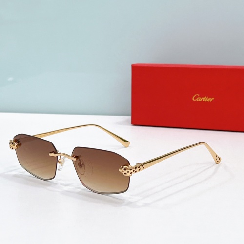 Cartier AAA Quality Sunglassess #1236562 $60.00 USD, Wholesale Replica Cartier AAA Quality Sunglassess