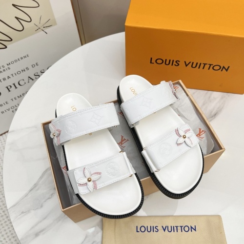 Replica Louis Vuitton Slippers For Women #1236570 $82.00 USD for Wholesale