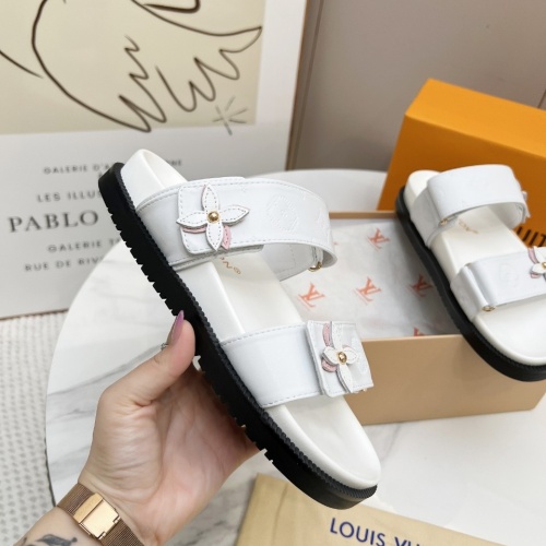 Replica Louis Vuitton Slippers For Women #1236570 $82.00 USD for Wholesale