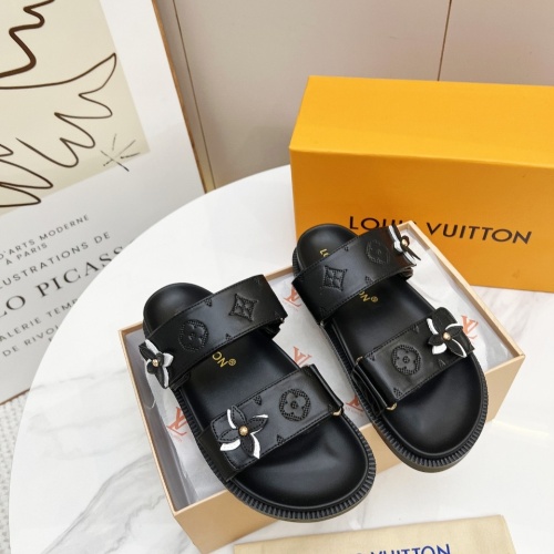 Replica Louis Vuitton Slippers For Women #1236572 $82.00 USD for Wholesale