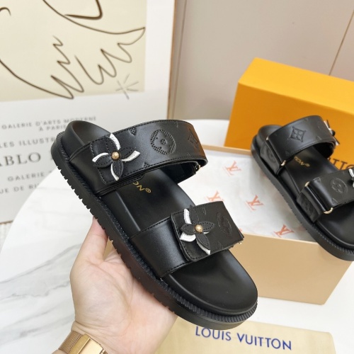 Replica Louis Vuitton Slippers For Women #1236572 $82.00 USD for Wholesale