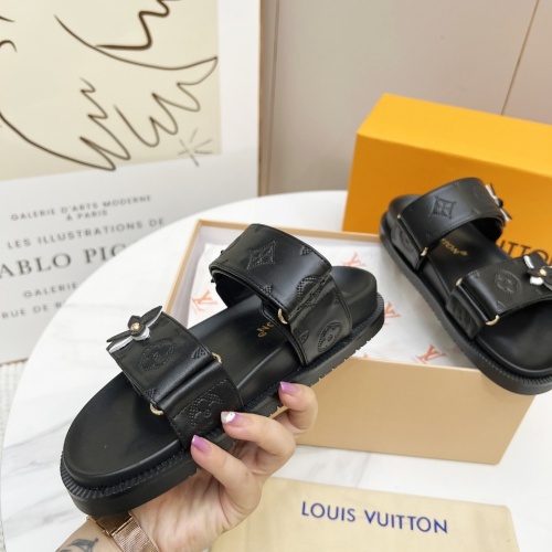 Replica Louis Vuitton Slippers For Women #1236572 $82.00 USD for Wholesale