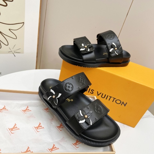 Replica Louis Vuitton Slippers For Women #1236572 $82.00 USD for Wholesale