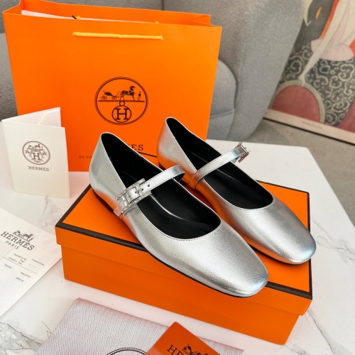 Hermes Flat Shoes For Women #1236584 $98.00 USD, Wholesale Replica Hermes Flat Shoes