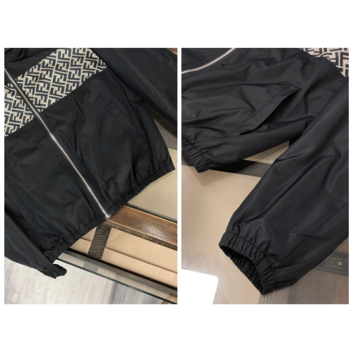 Replica Fendi Jackets Long Sleeved For Men #1236587 $85.00 USD for Wholesale