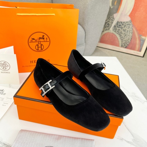 Hermes Flat Shoes For Women #1236594 $98.00 USD, Wholesale Replica Hermes Flat Shoes