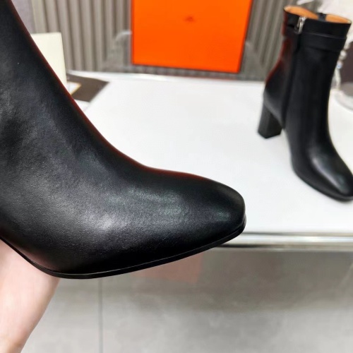 Replica Hermes Boots For Women #1236610 $108.00 USD for Wholesale