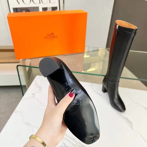 Replica Hermes Boots For Women #1236621 $125.00 USD for Wholesale