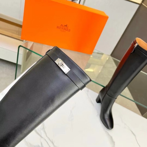 Replica Hermes Boots For Women #1236621 $125.00 USD for Wholesale