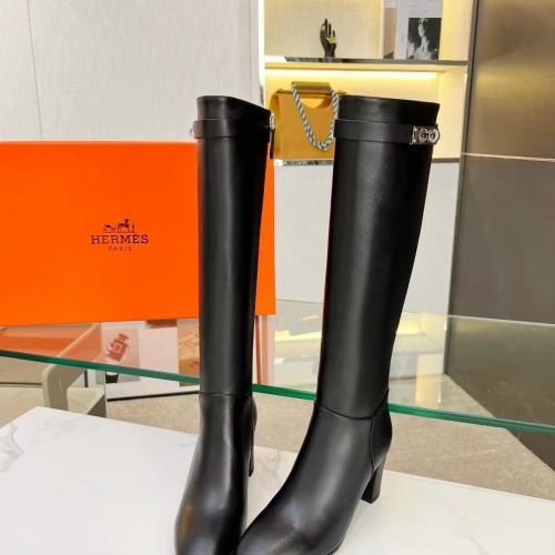 Replica Hermes Boots For Women #1236621 $125.00 USD for Wholesale