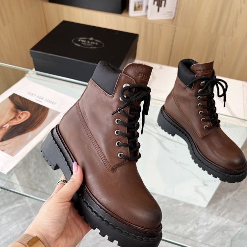 Replica Prada Boots For Women #1236655 $112.00 USD for Wholesale