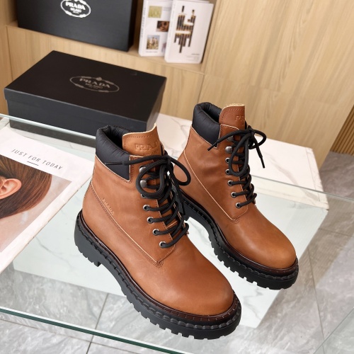 Prada Boots For Women #1236656 $112.00 USD, Wholesale Replica Prada Boots