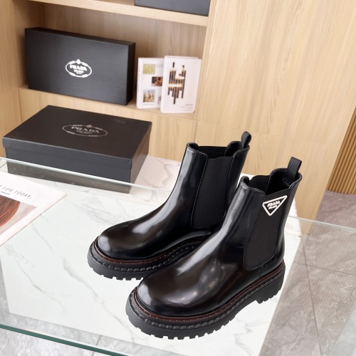 Replica Prada Boots For Women #1236659 $115.00 USD for Wholesale