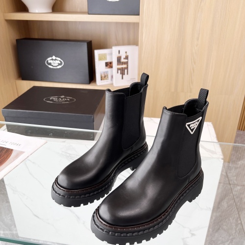 Replica Prada Boots For Women #1236664 $115.00 USD for Wholesale