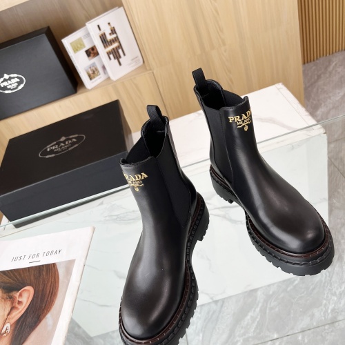 Replica Prada Boots For Women #1236665 $115.00 USD for Wholesale