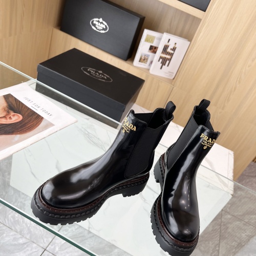 Replica Prada Boots For Women #1236666 $115.00 USD for Wholesale